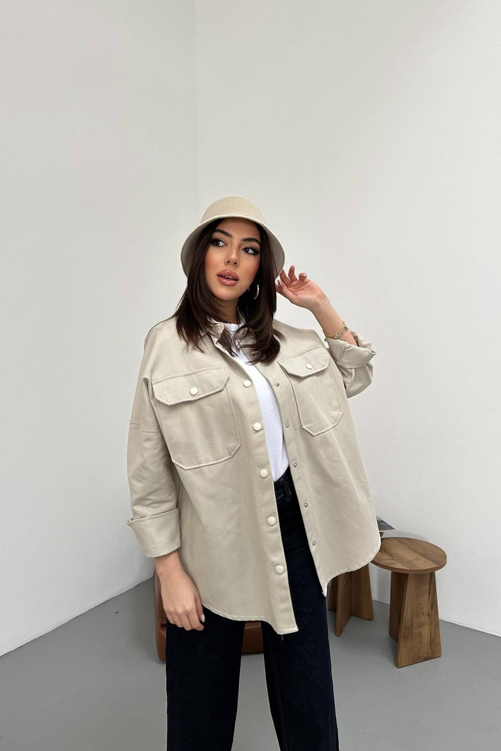 Chemise gabardine