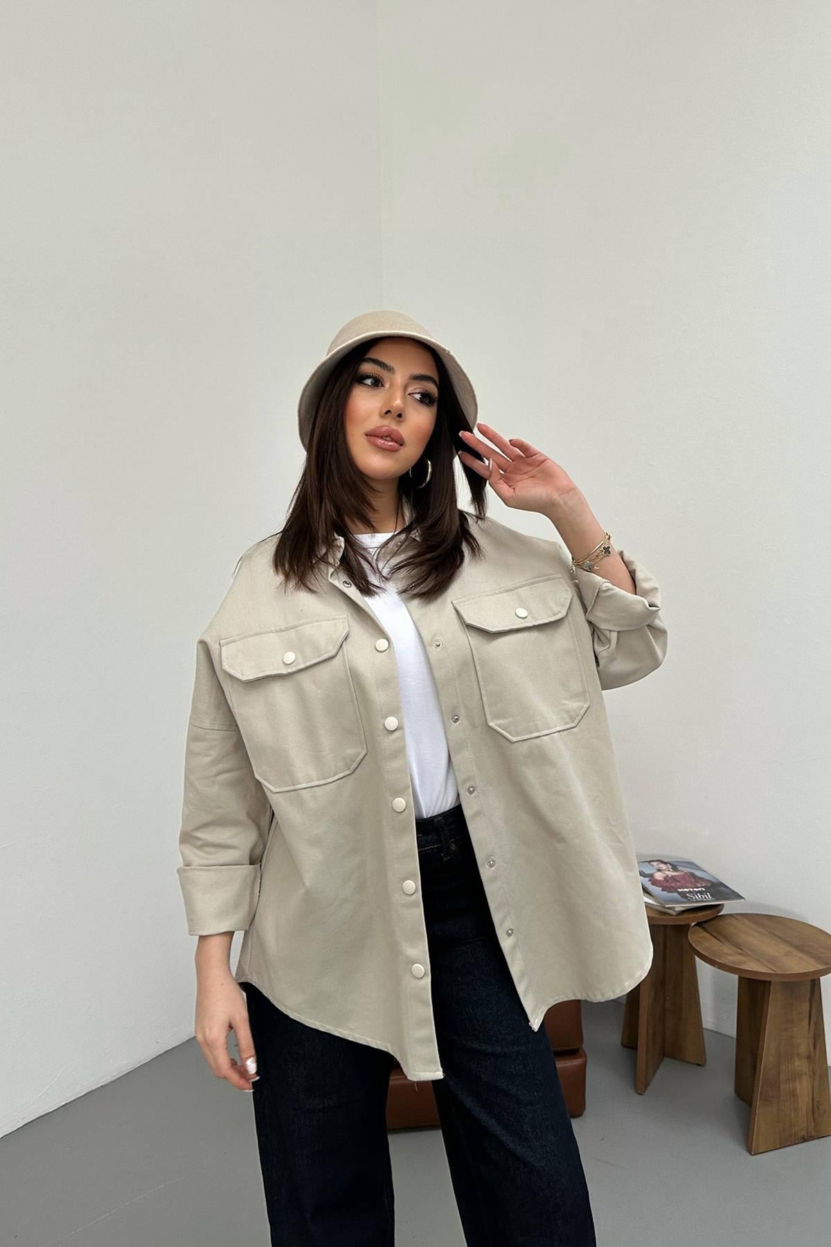 Chemise gabardine