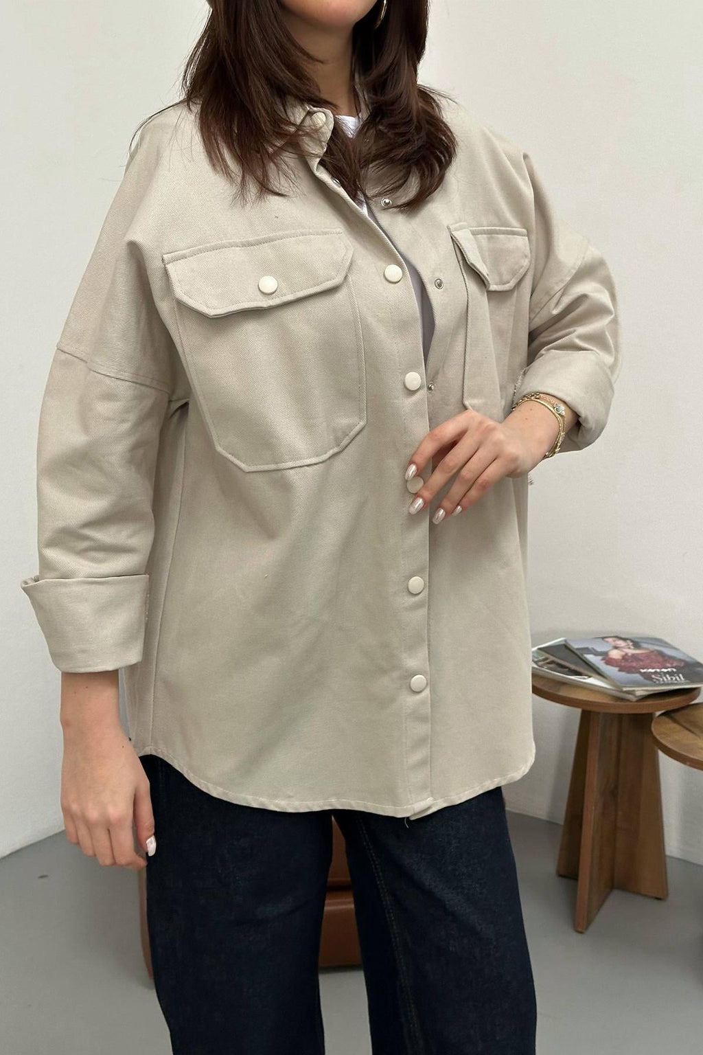 Chemise gabardine