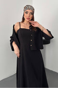 Robe bretelles avec chemise courte