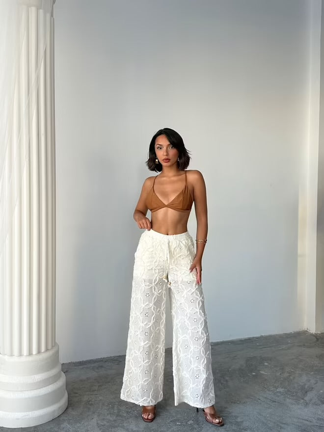 Pantalon Brodée