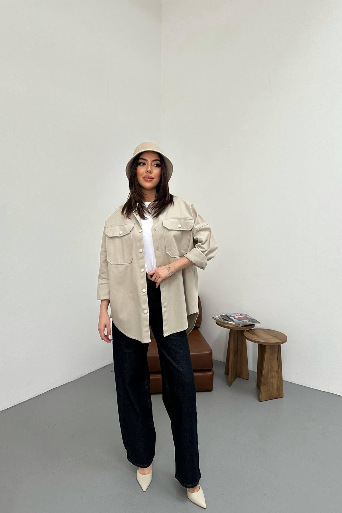 Chemise gabardine