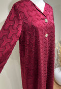 Robe col Y détail bouton dorée