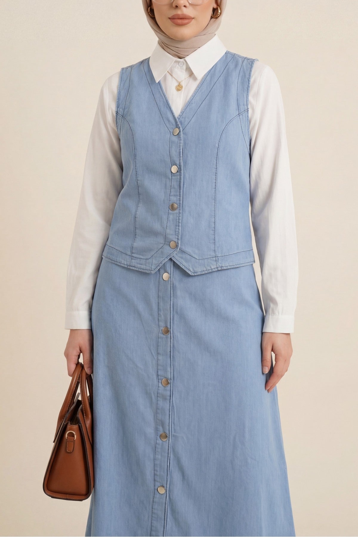 Ensemble jupe en jean