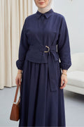 Ensemble jupe avec detail ceinture inclus