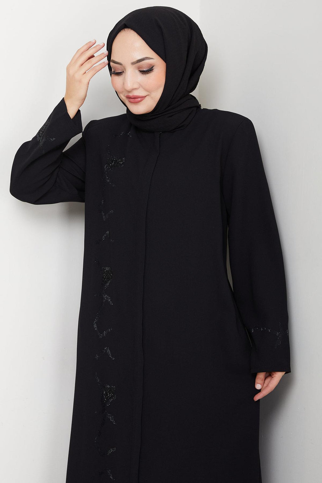 Ferace avec strass noir