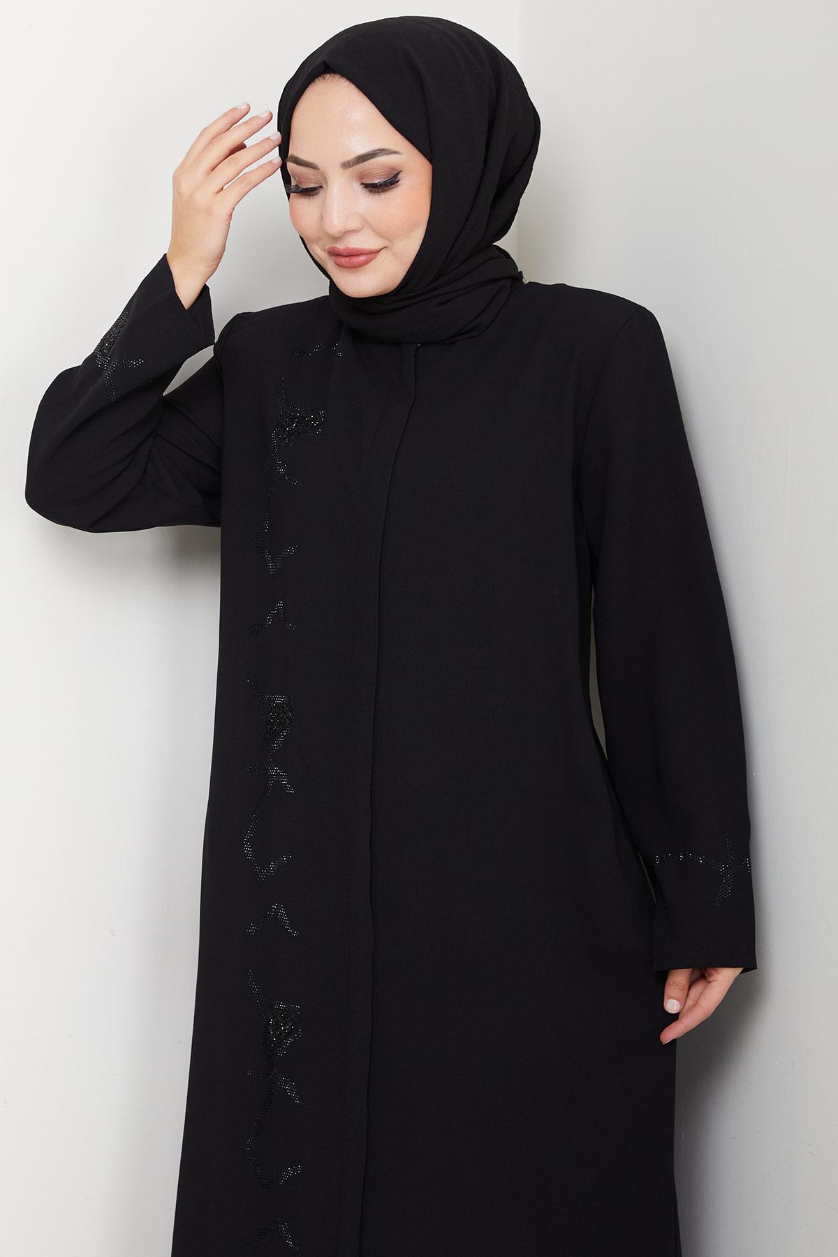 Ferace avec strass noir