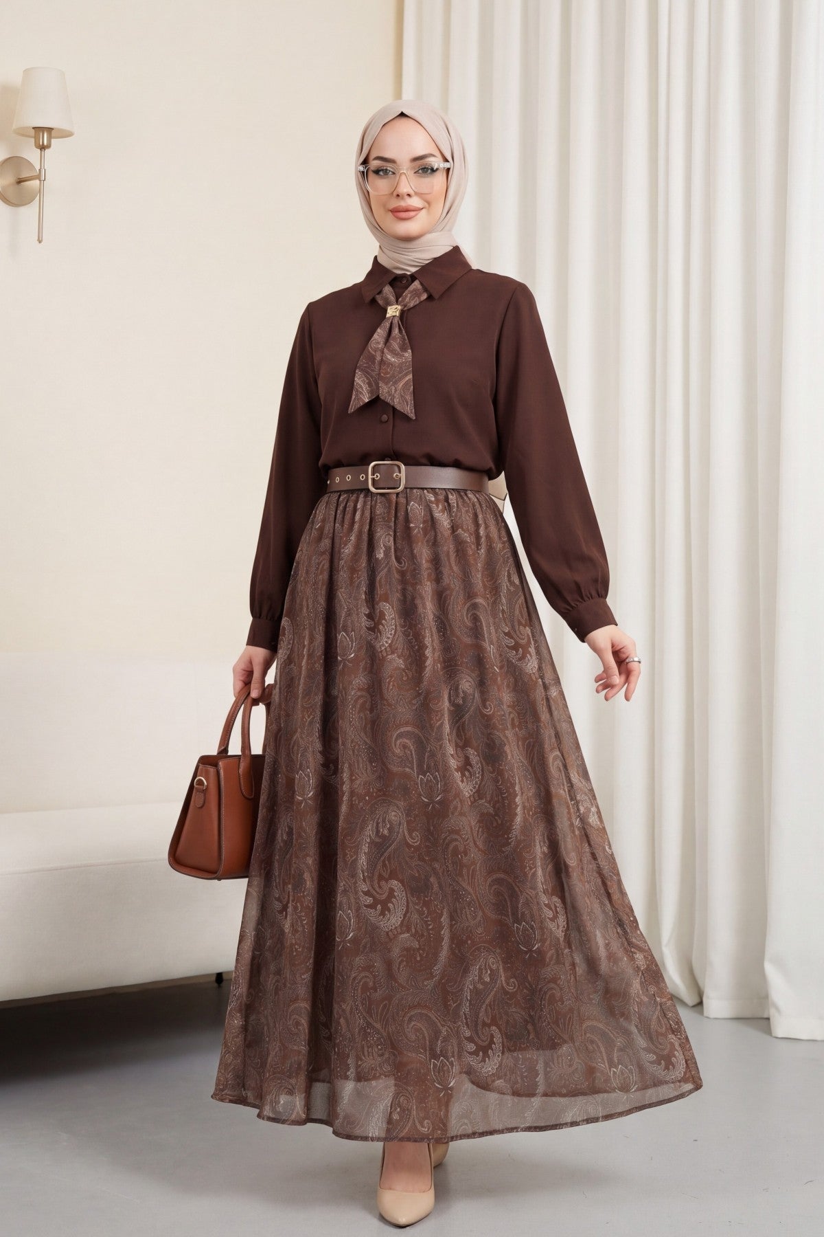 Ensemble jupe à motif Etnic