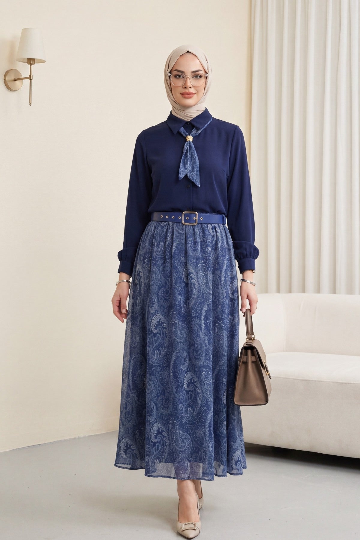 Ensemble jupe à motif Etnic