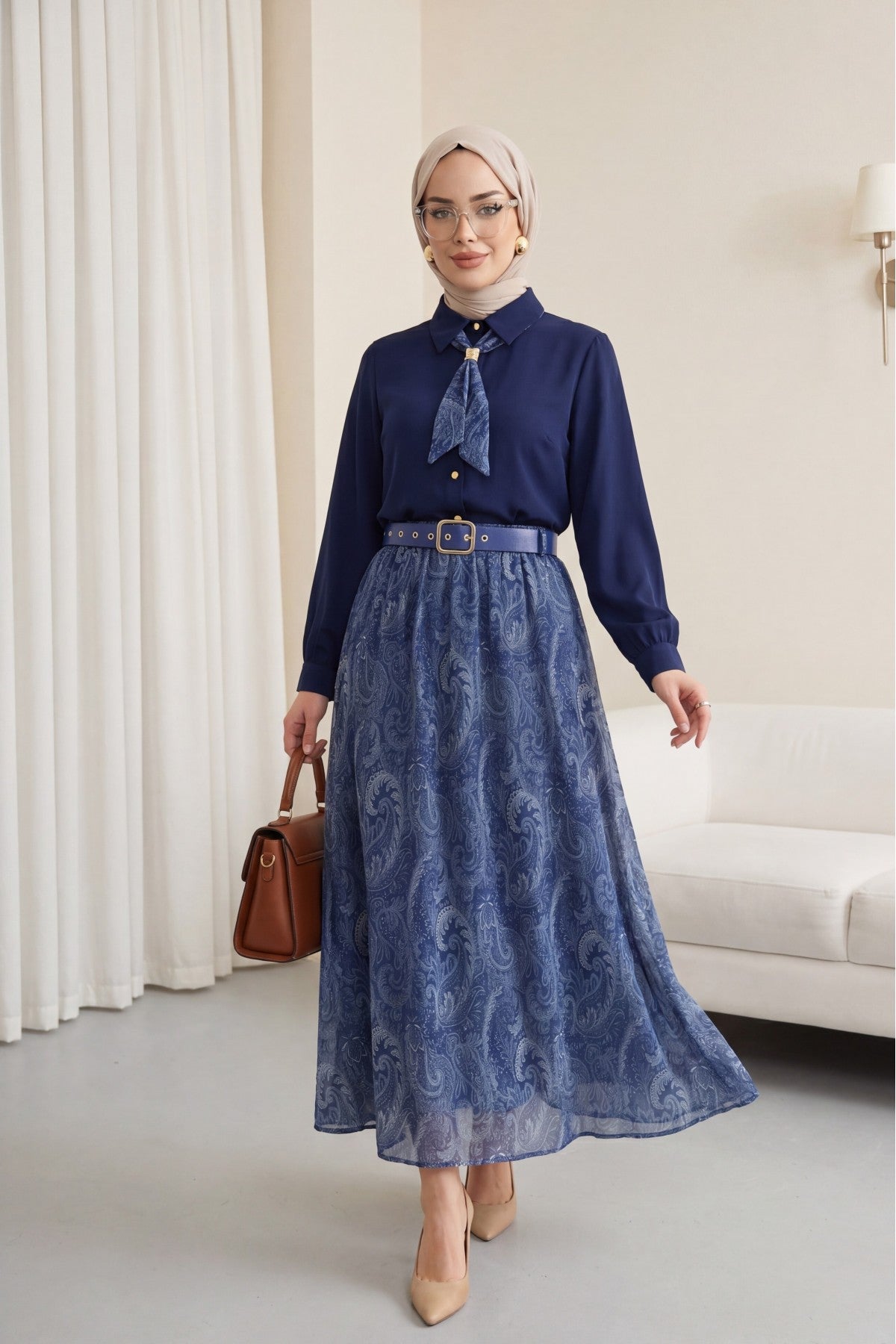 Ensemble jupe à motif Etnic