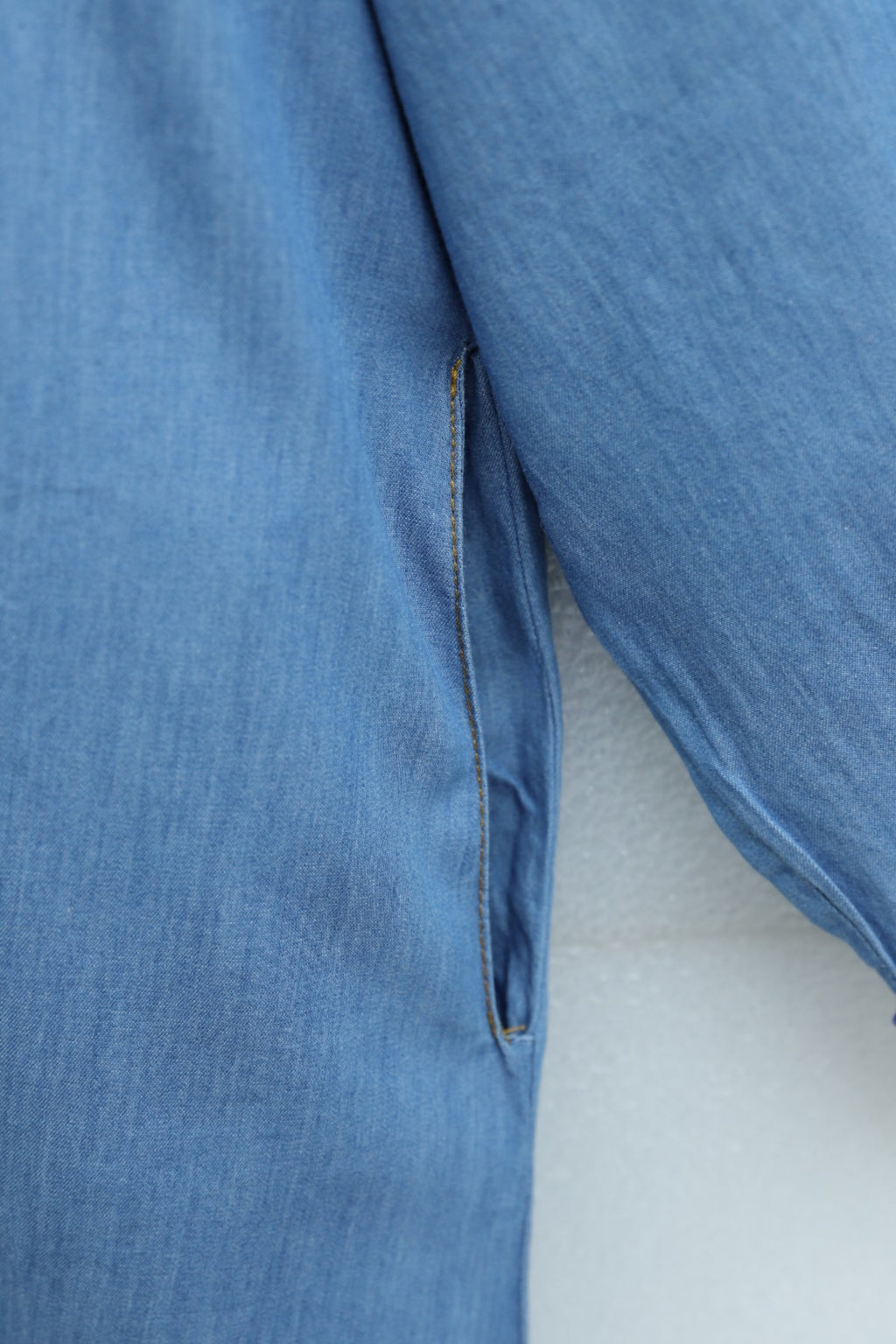 Robe longue en jean