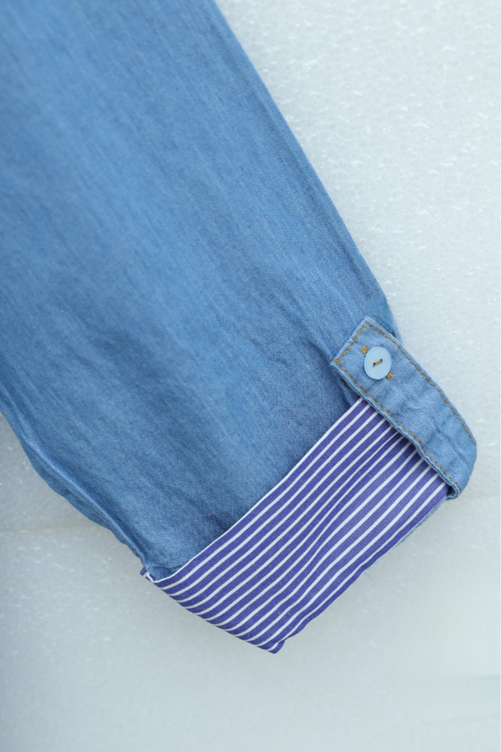 Robe longue en jean