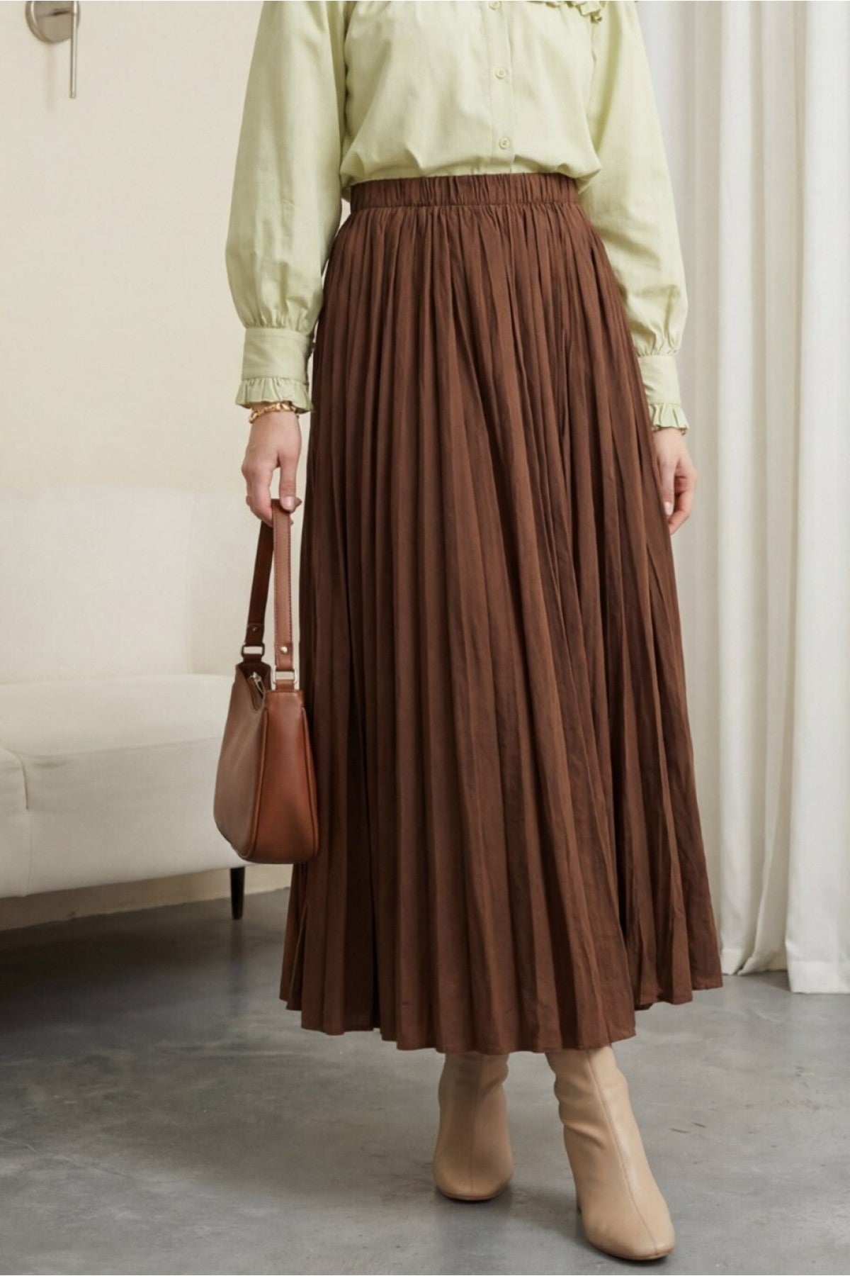 Jupe confortable fluide taille Elastique