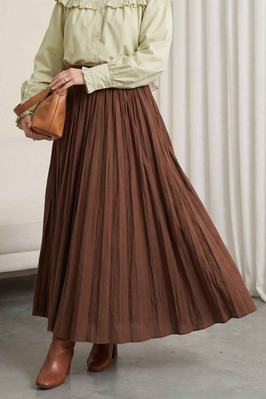 Jupe confortable fluide taille Elastique