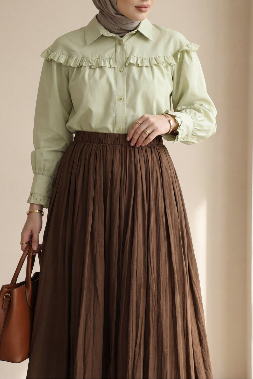 Jupe confortable fluide taille Elastique