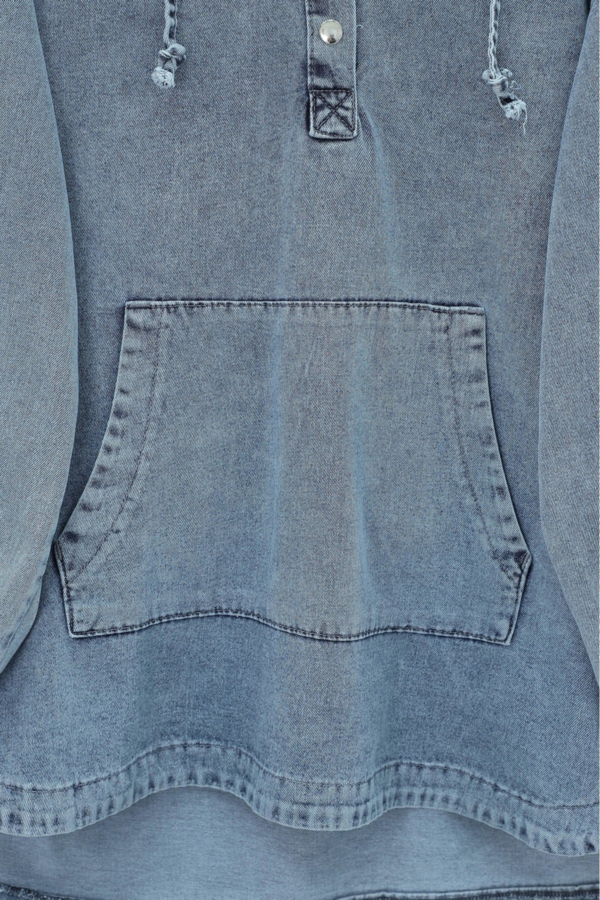 Ensemble pantalon en jean poche kangourou