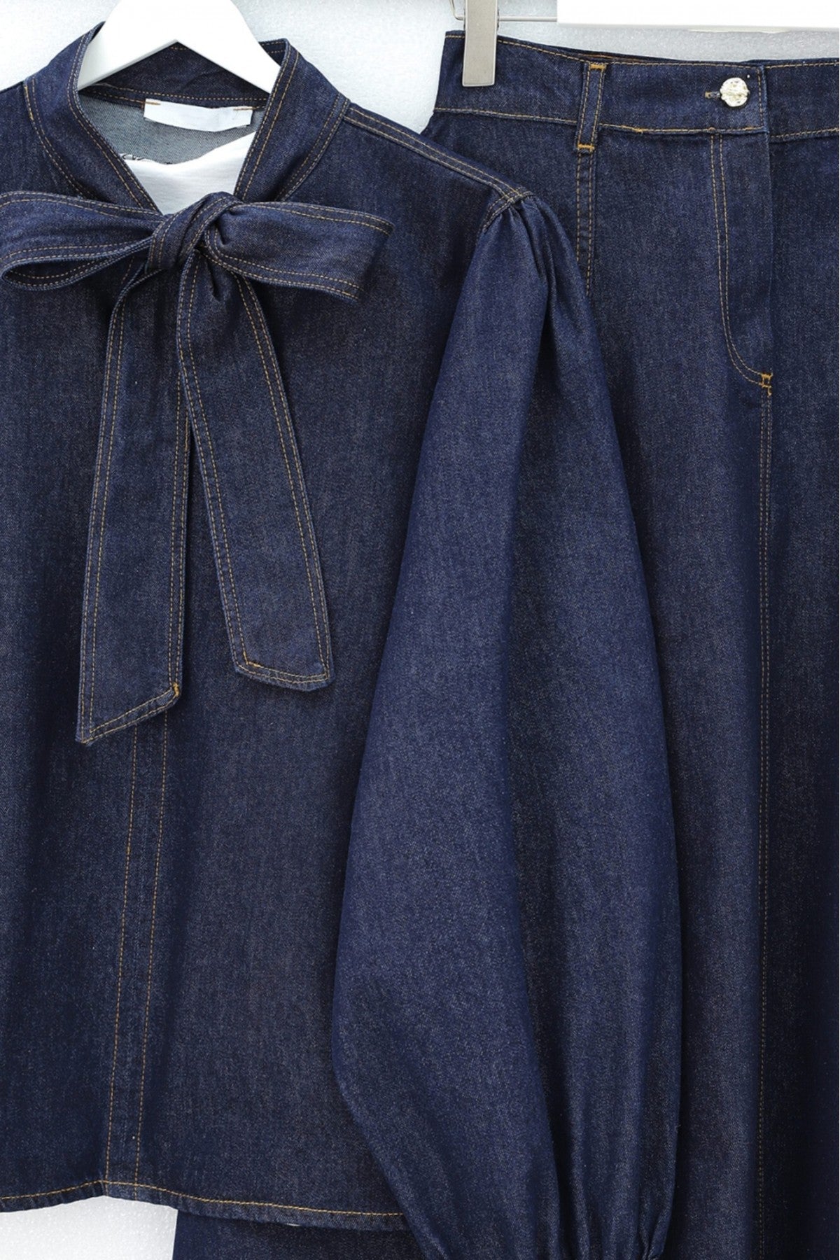 Ensemble jupe en jean