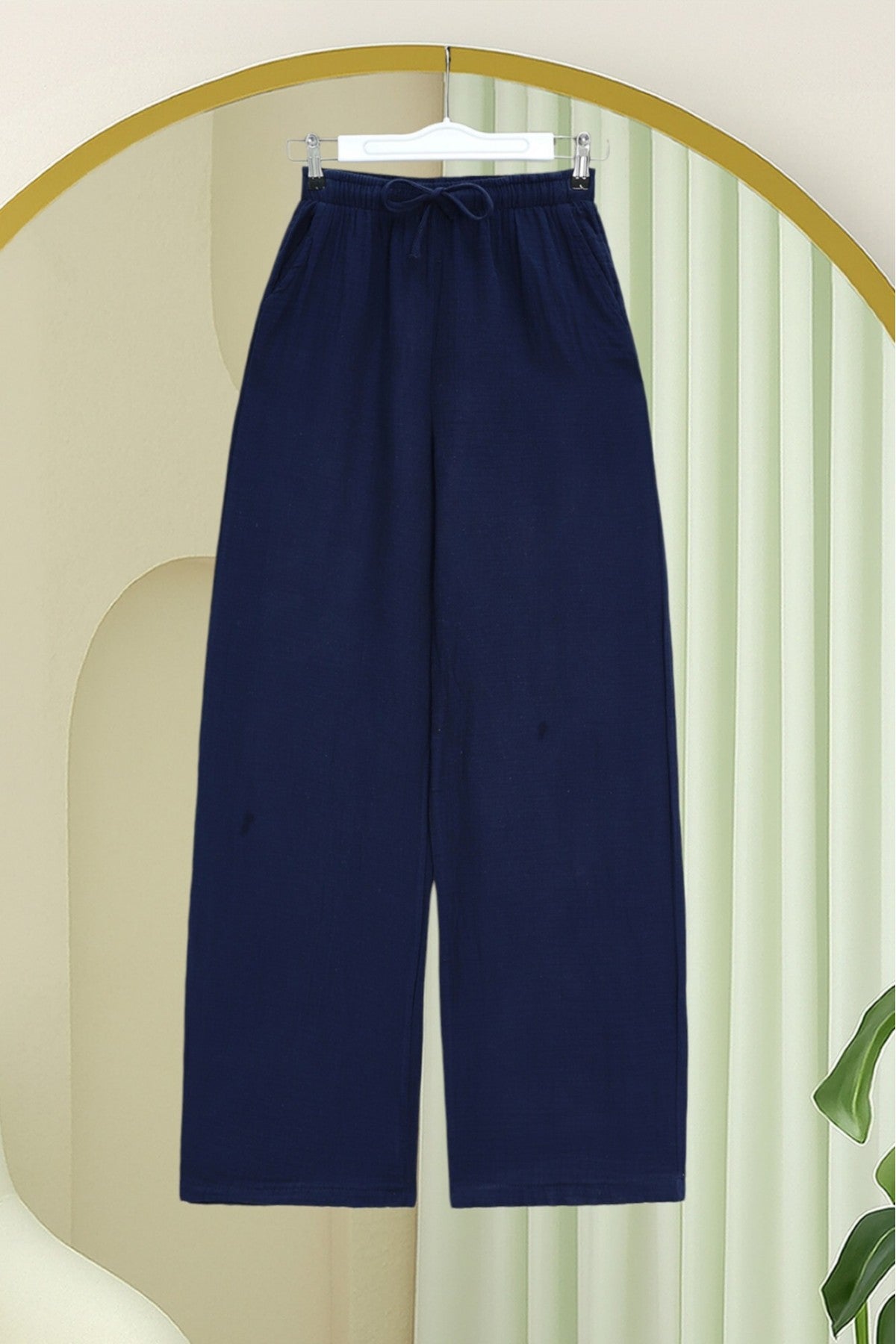 Pantalon en mousseline
