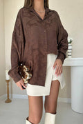 Chemise fluide à motifs