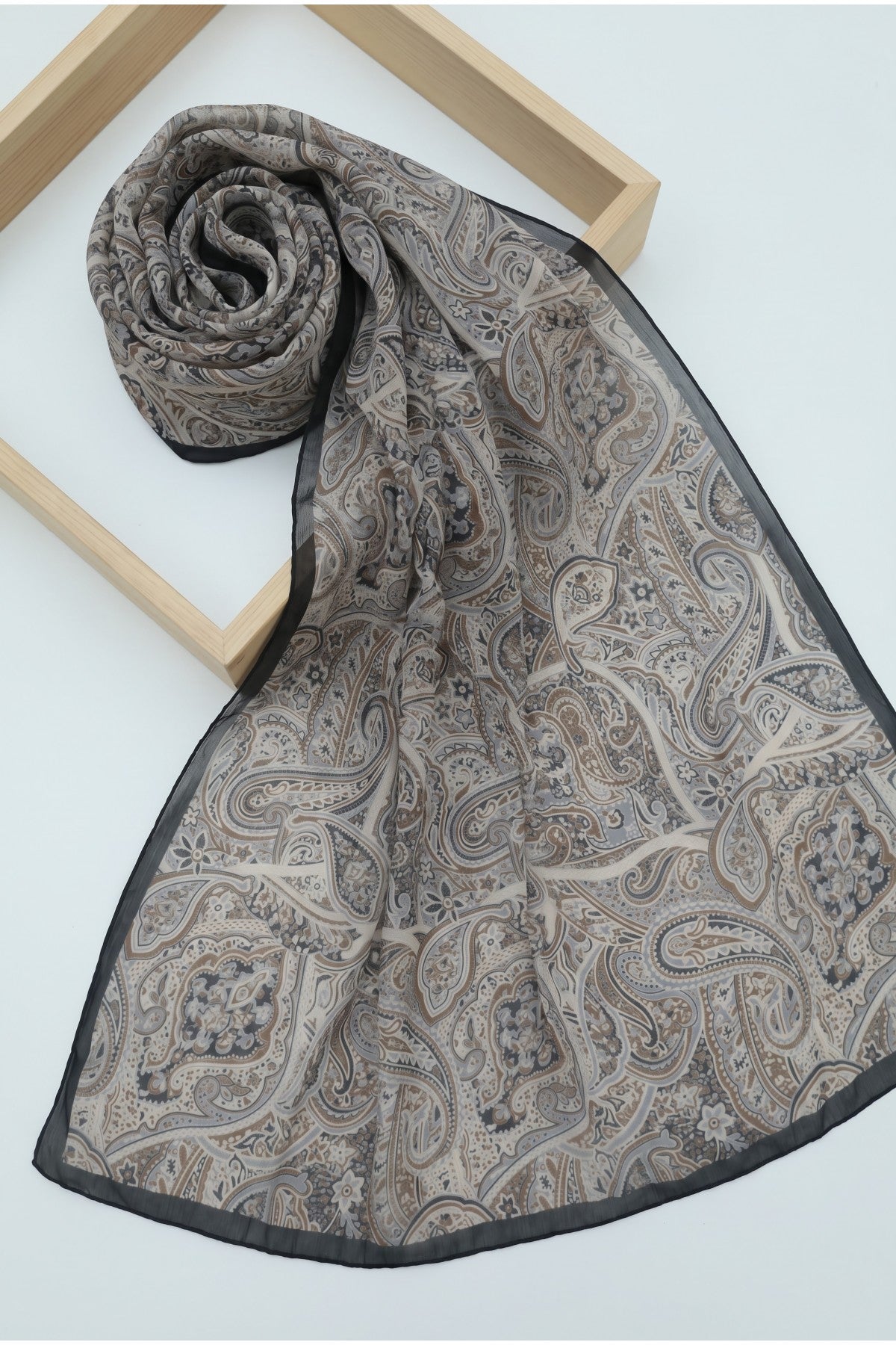 Châle en coton dessin floral
