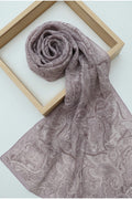Châle en coton dessin floral