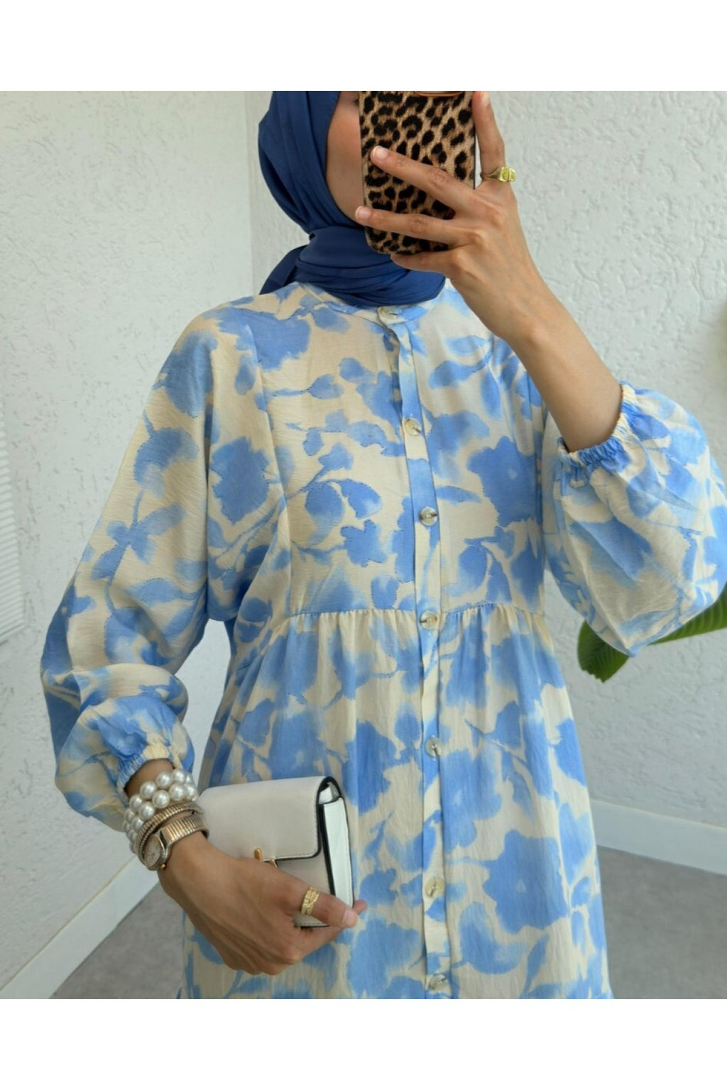 Robe Fleurie en Modal