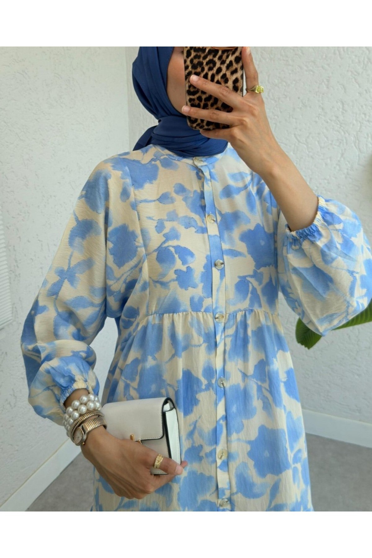 Robe Fleurie en Modal