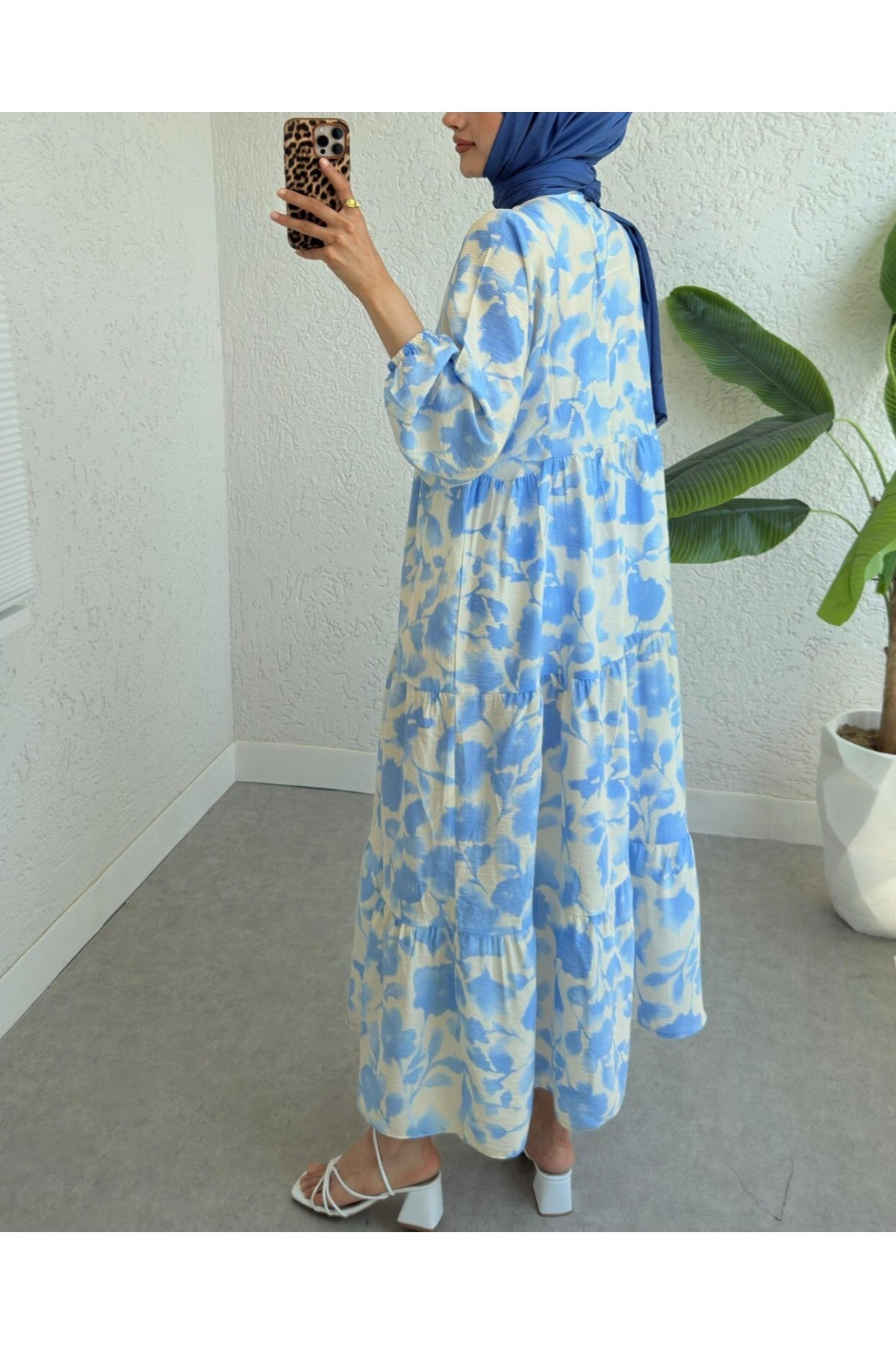 Robe Fleurie en Modal