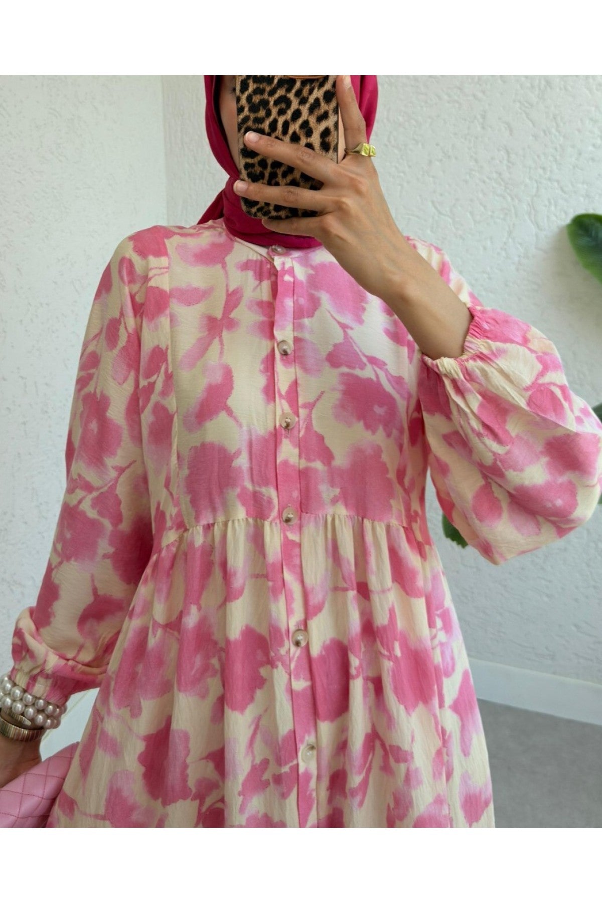 Robe Fleurie en Modal